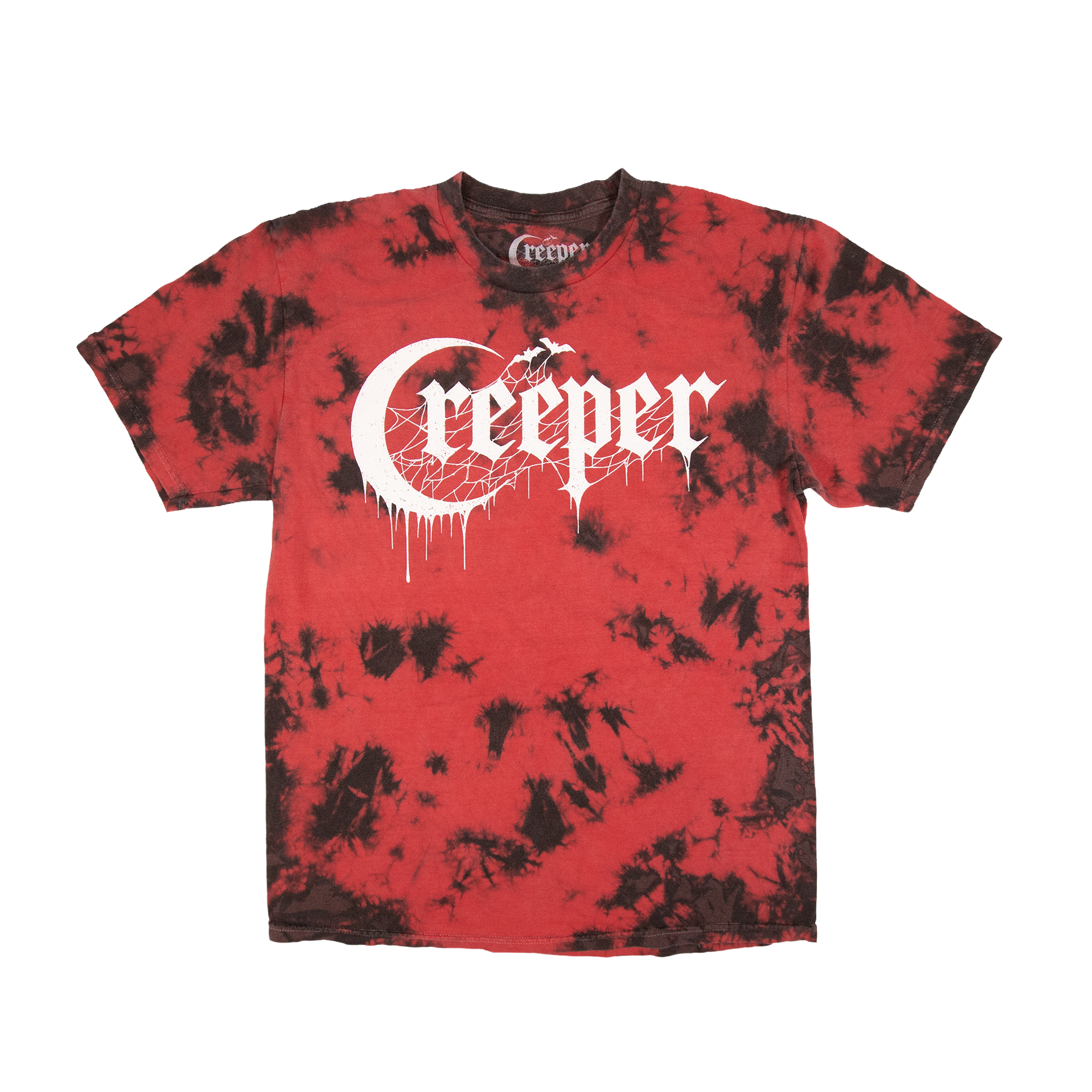 Logo Tie Dye Tee - Red/Black – Creeper