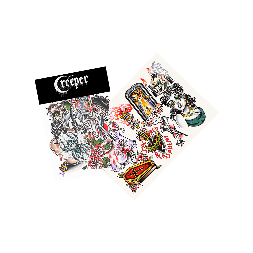 Friday 13th Sticker and Tattoo Bundle