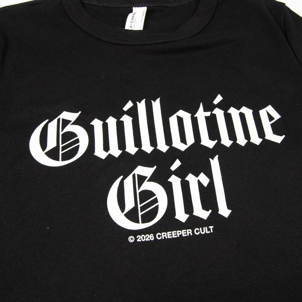 Guillotine Girl Baby Tee - Black