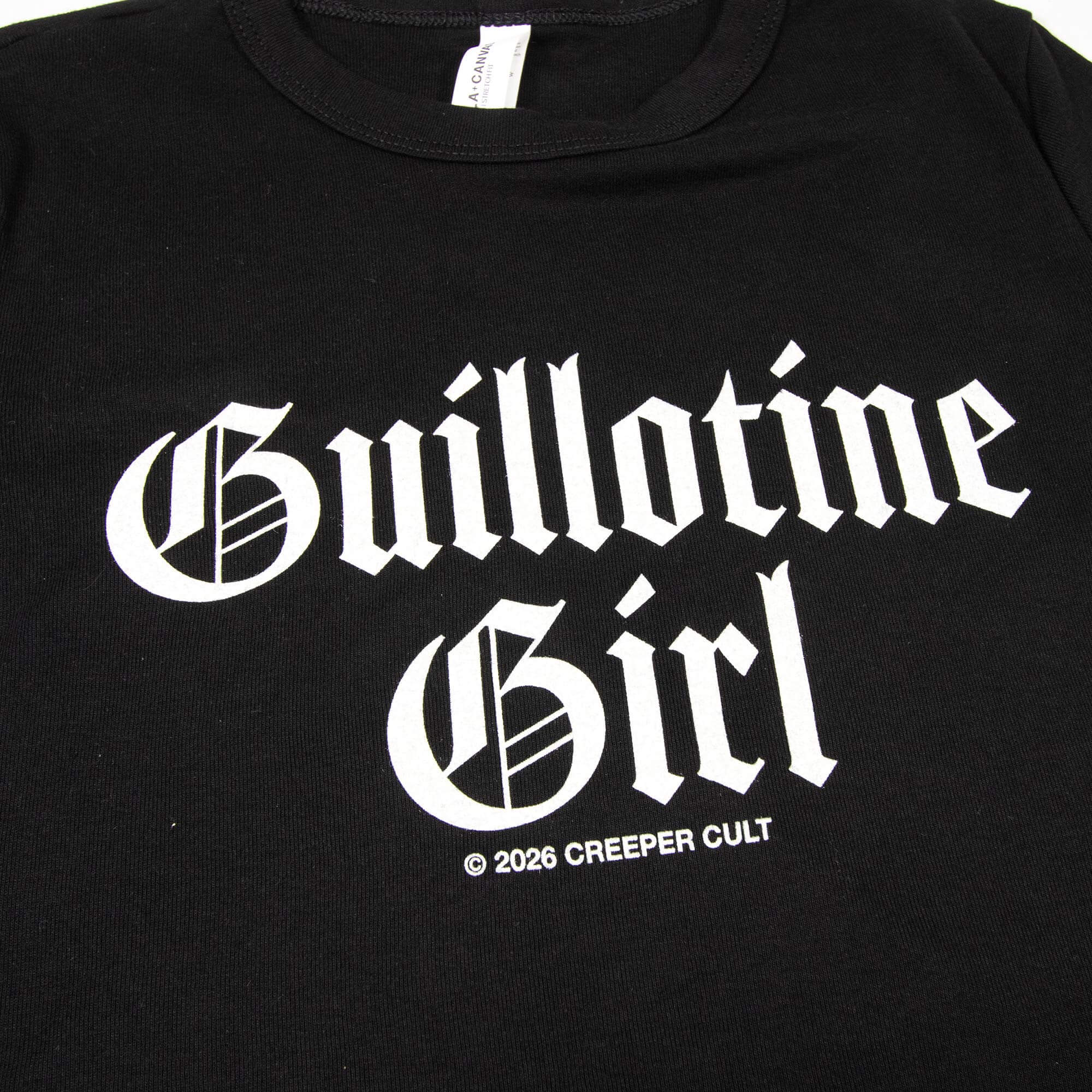 Guillotine Girl Baby Tee - Black