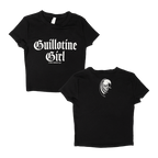 Guillotine Girl Baby Tee - Black