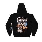 Angelic Underworld Zip Hoodie  - Black