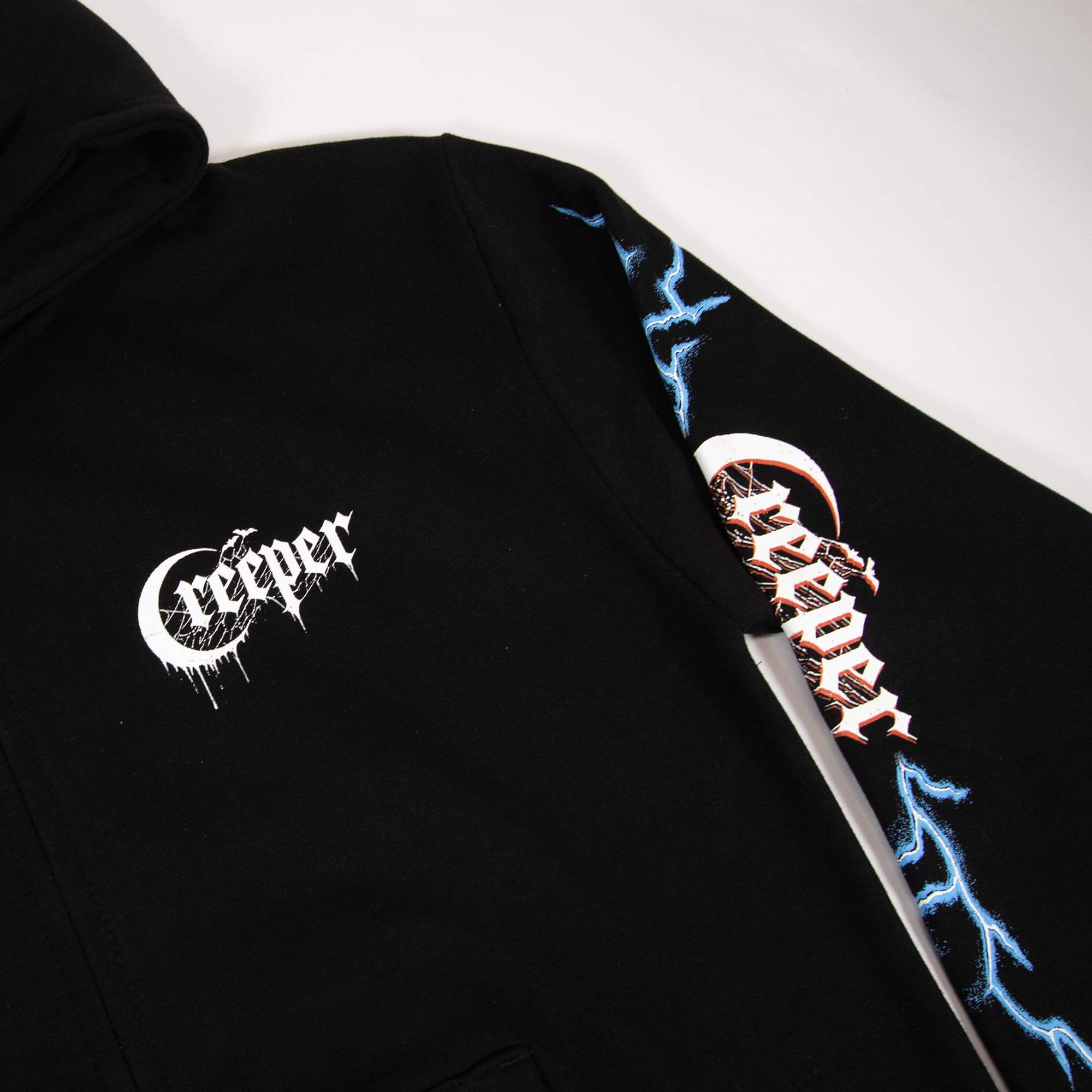 Angelic Underworld Zip Hoodie - Black – Creeper