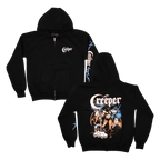 Angelic Underworld Zip Hoodie  - Black