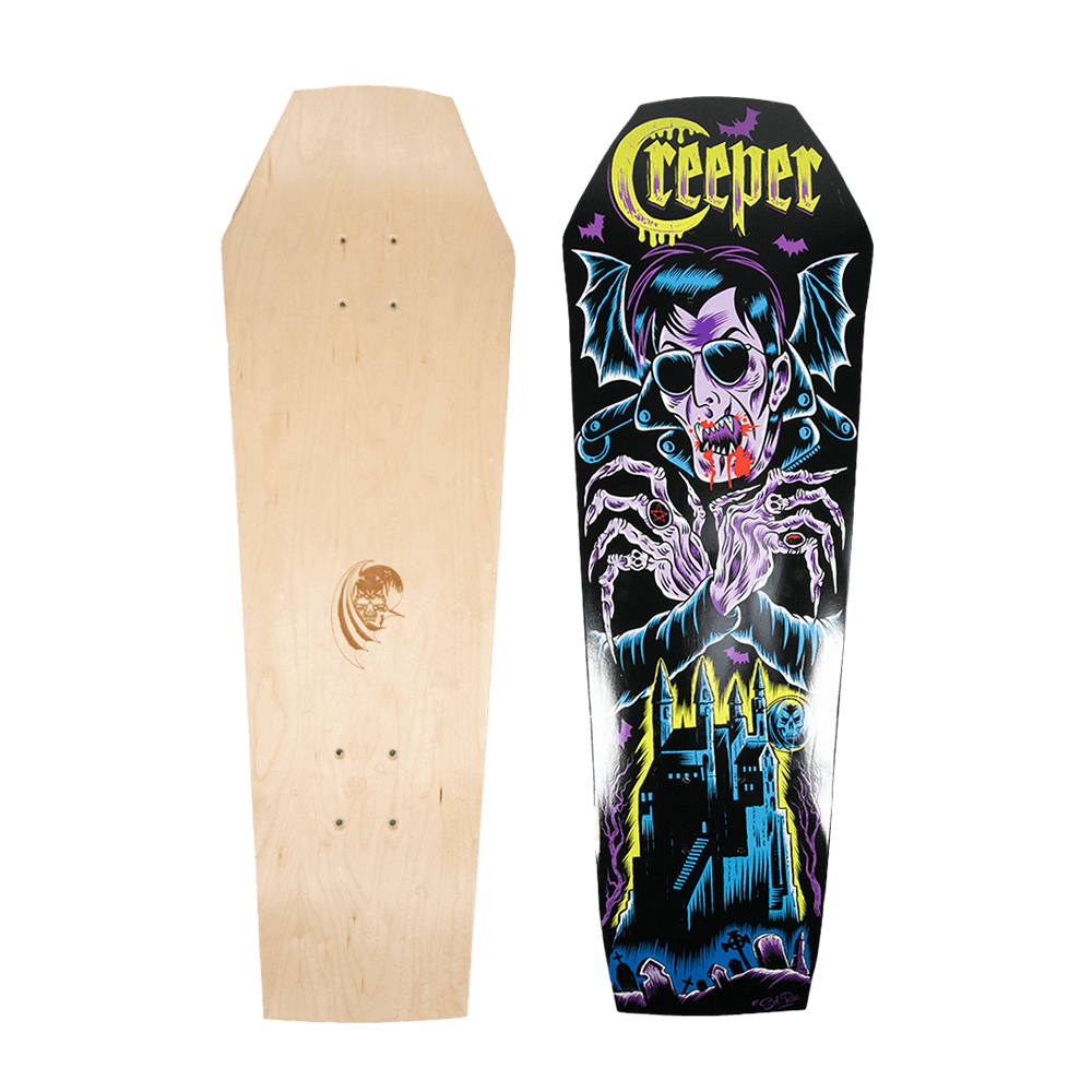 Creeper Sol Rac Coffin Skate Deck