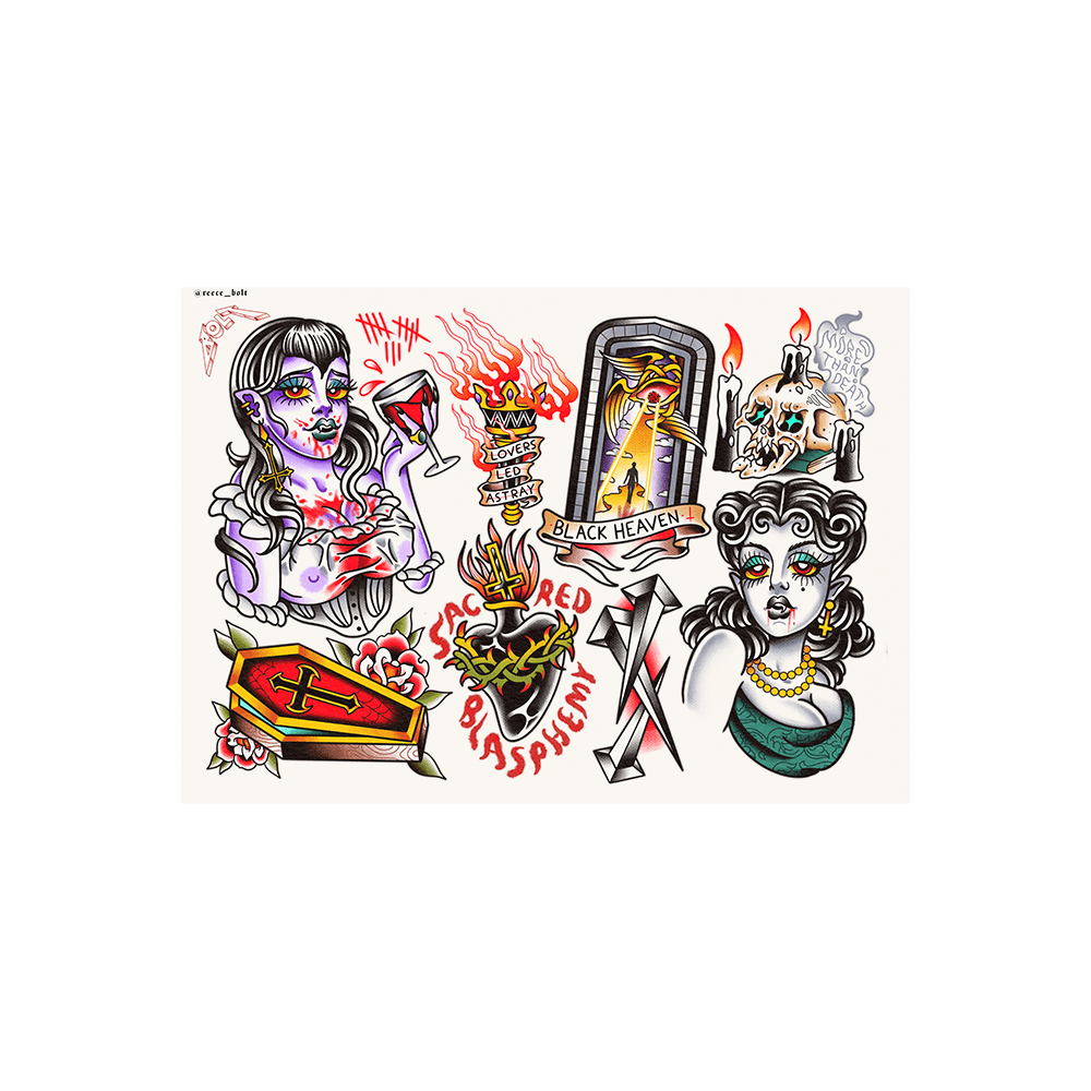Friday 13th Temporary Tattoos