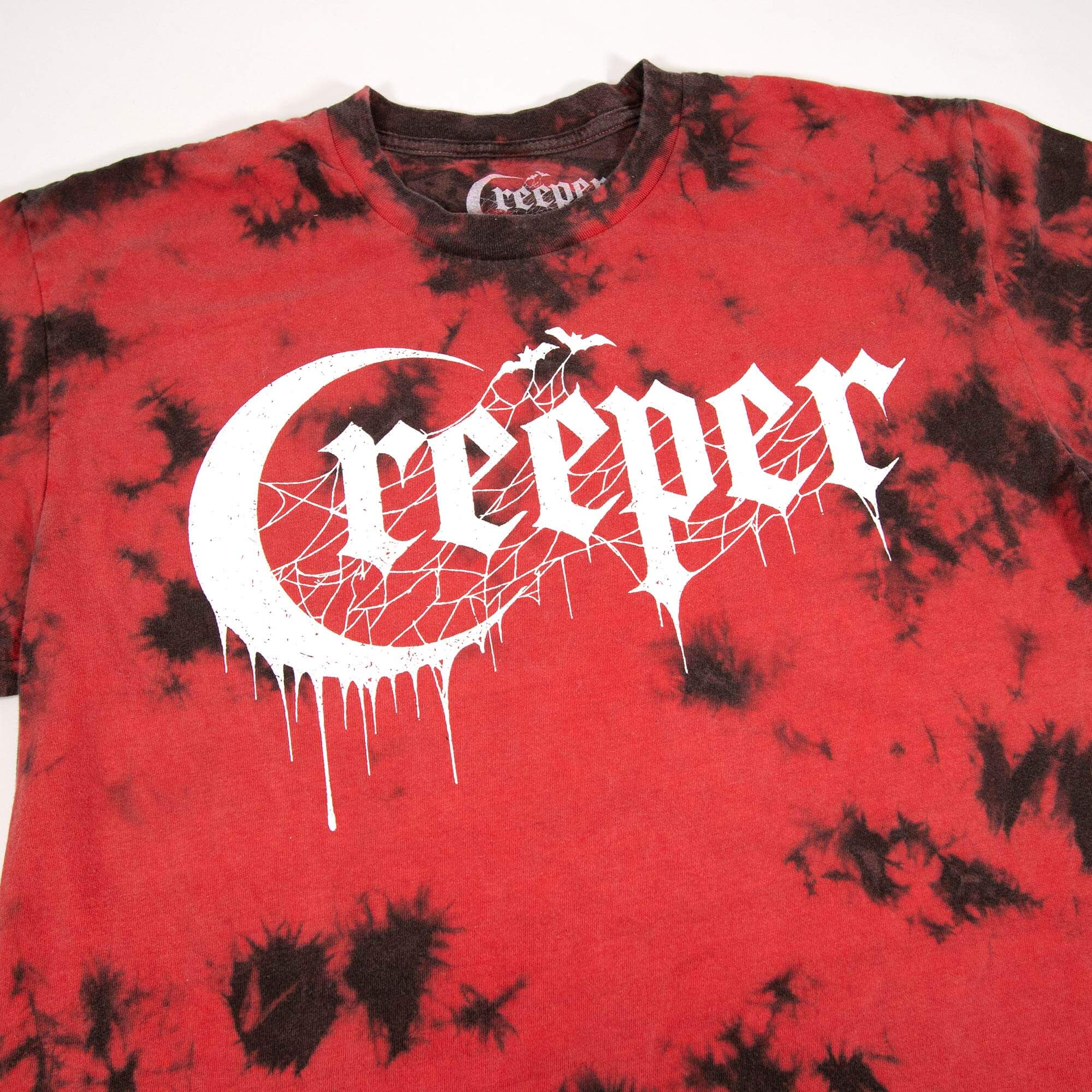 Logo Tie Dye Tee - Red/Black – Creeper