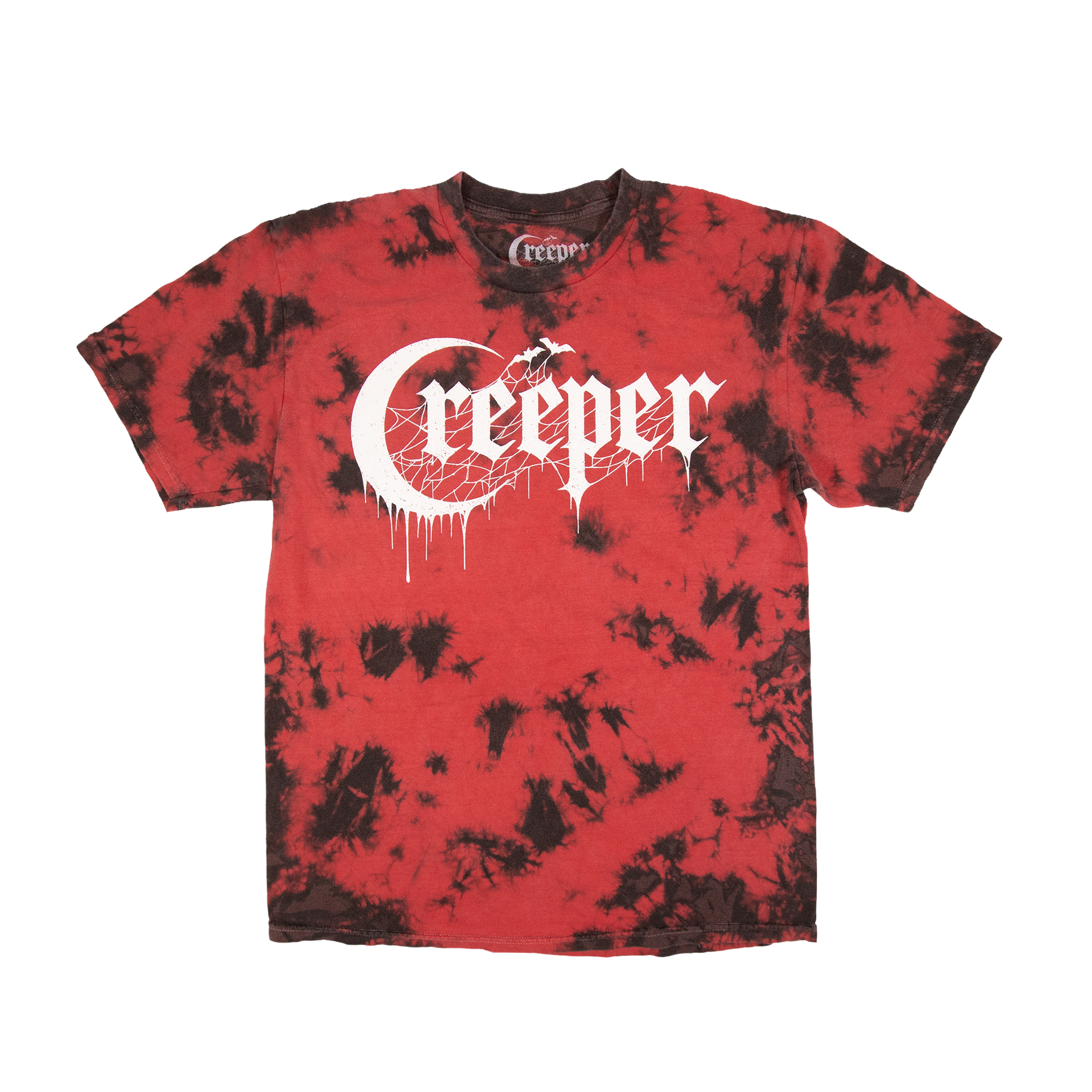 Logo Tie Dye Tee - Red/Black – Creeper