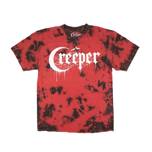 Logo Tie Dye Tee - Red/Black – Creeper